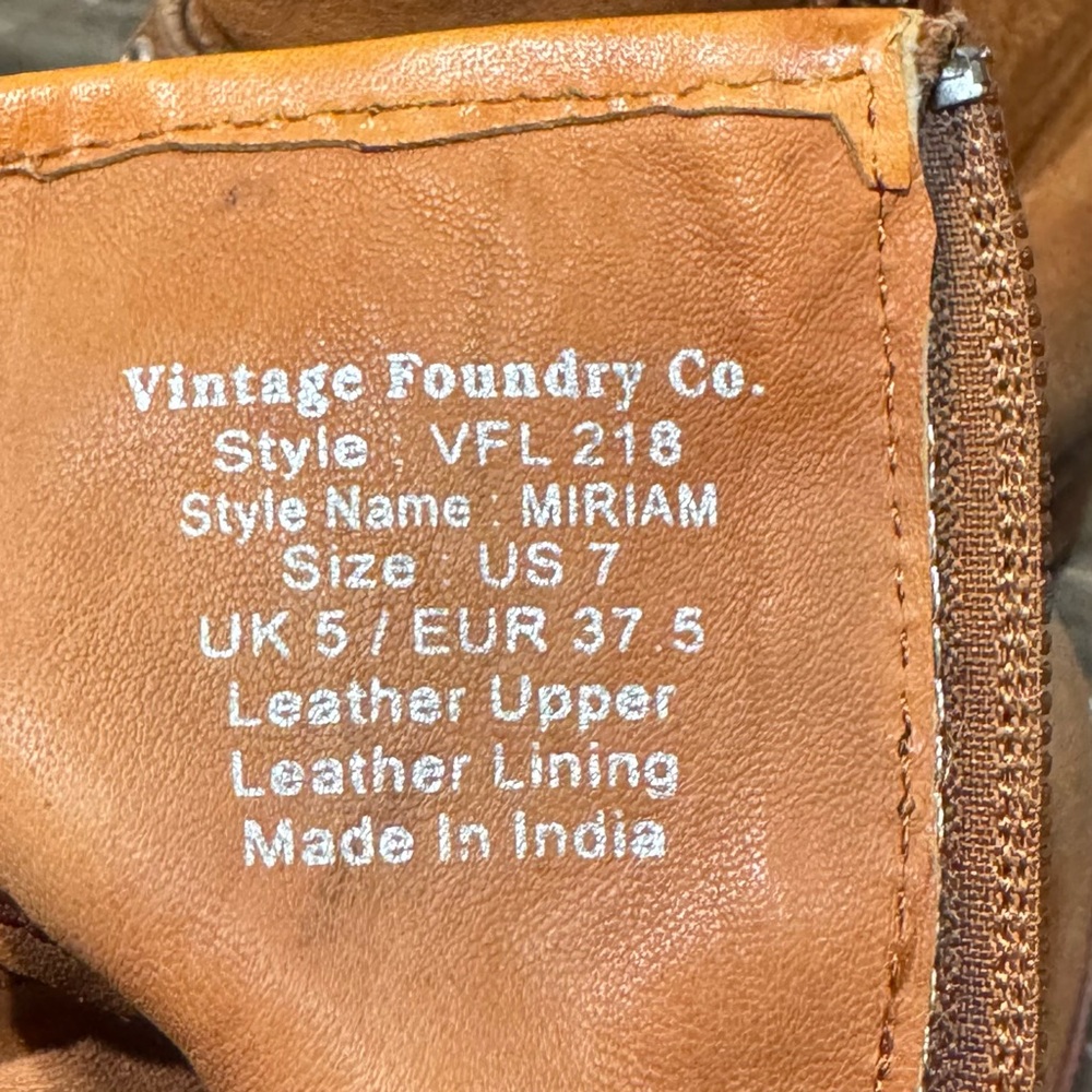 Vintage Foundry Co. Miriam Studded Leather Combat Boots - Picture 12 of 13